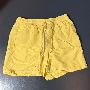 Yellow Polo Ralph Lauren Swim Shorts